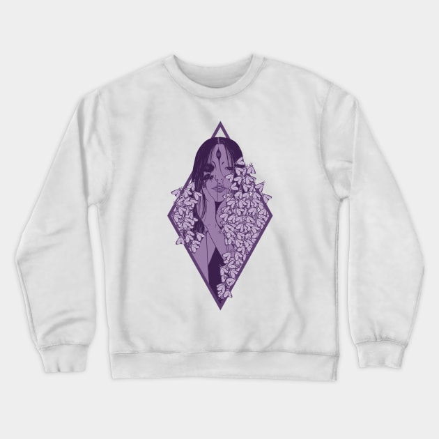 Purple Forever Crewneck Sweatshirt by VISUALUV